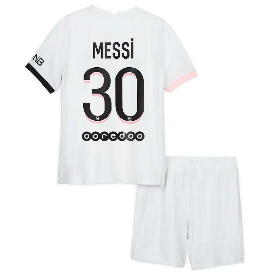 Camiseta Paris Saint Germain NO.30 Messi Segunda Equipación Niño 2021-2022
